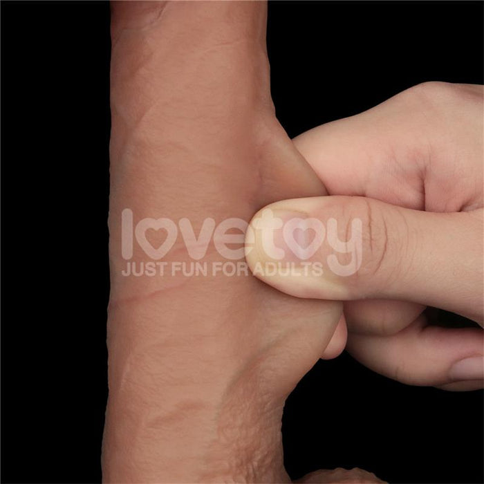 Sliding Pro Dildo Piel Deslizante-Retractil Dual Layer 8.5