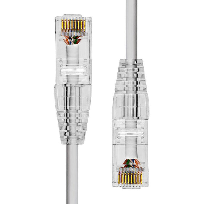 Slim Cat6a Utp Ethernet Cable - Grey 12.5m - Warranty: 360m