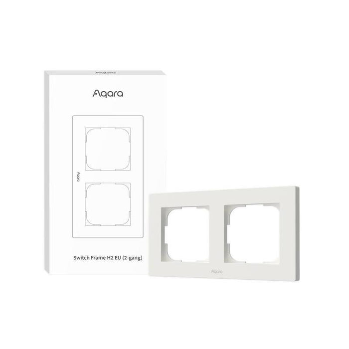 Smart Switch Frame H2 (2-Gang)/White Fe-X01d-W Aqara