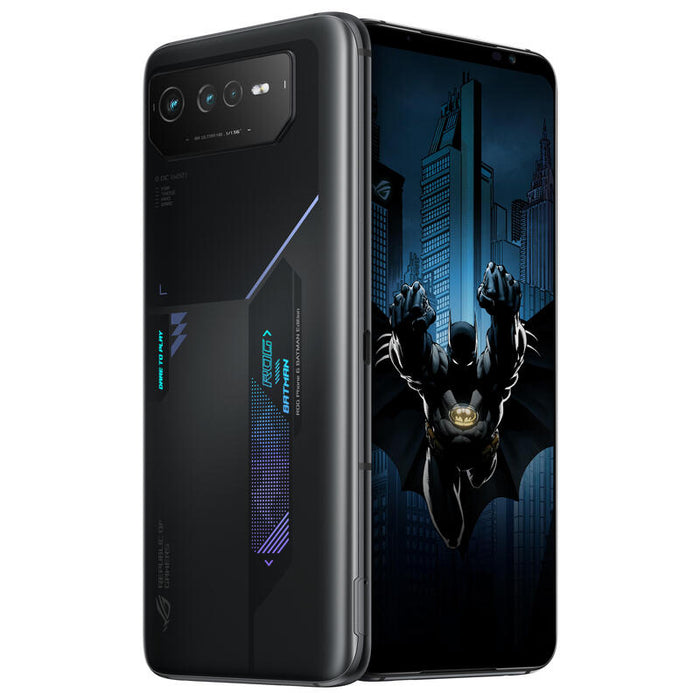 Smartphone Asus Rog Phone 6d Batman Mediatek Mt6983 6.78" Fhd+ 2448x1080 12/256gb 5g Dual Slots Wifi+Bt Nfc 6000mah Android 12.0 Szary
