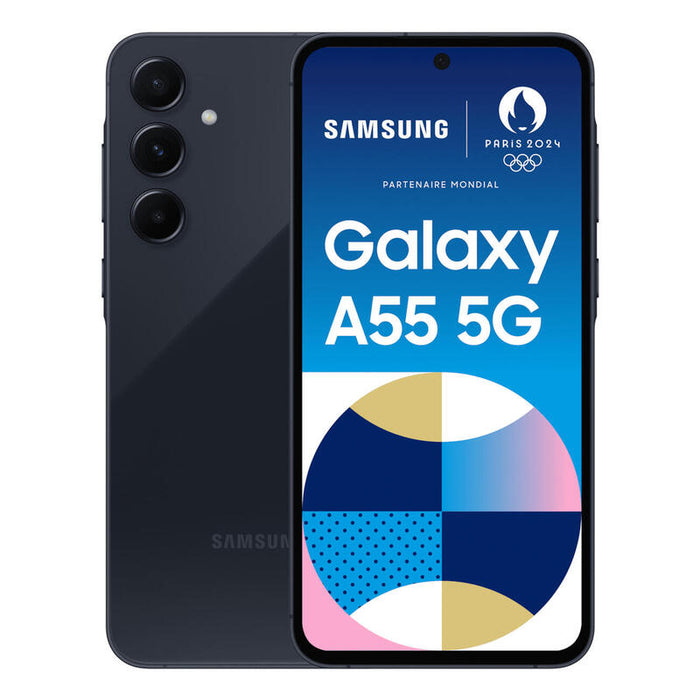 Smartphone Samsung Galaxy A55 5g Awesome Navy 8+128gb 6.6" Amoled 120hz Full Hd