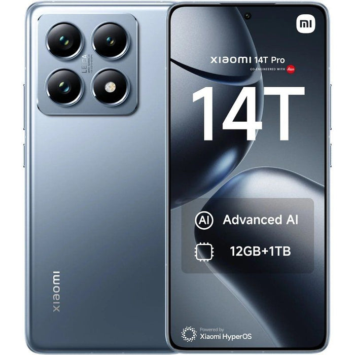 Smartphone Xiaomi 14t Pro 6,36" 5g Hdr10 Amoled 12gb/256gb Titan Blue