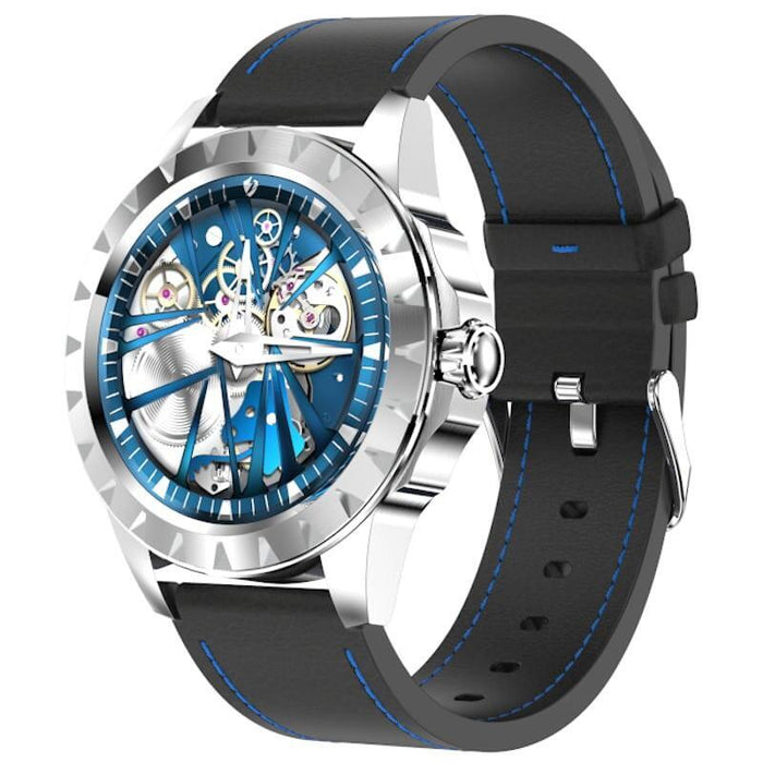 Smartwatch Lemfo Lemz Plata Correa Silicona