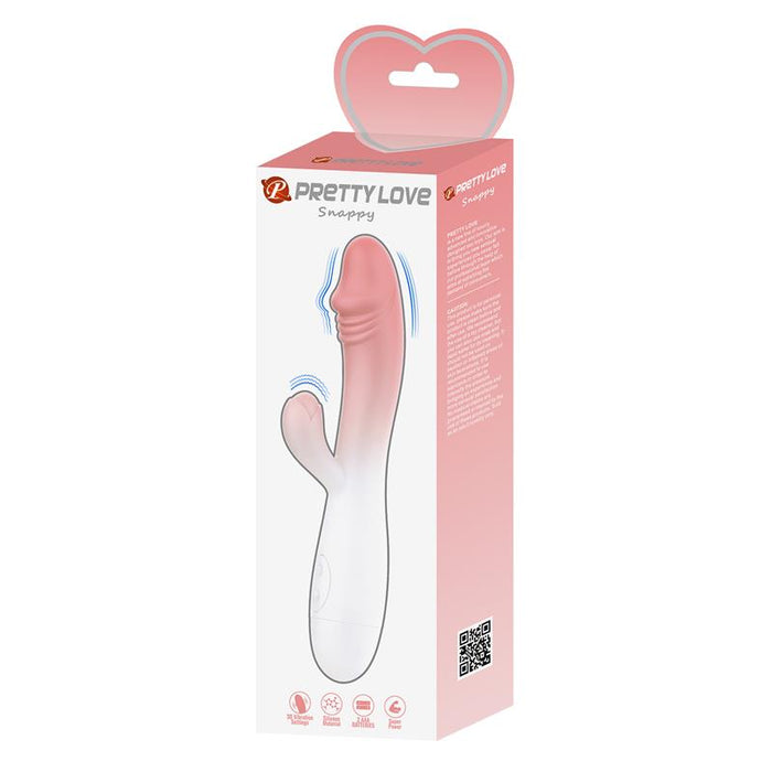 Pretty Love - Snappy Vibrador Rabbit 3o Vibraciones Rosa