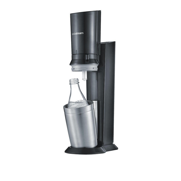 Sodastream Crystal 3.0 Metal, Acero Inoxidable Negro