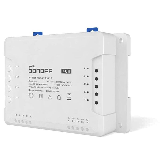 Sonoff 4chr3 - Relé Wifi Inteligente De 4 Canales