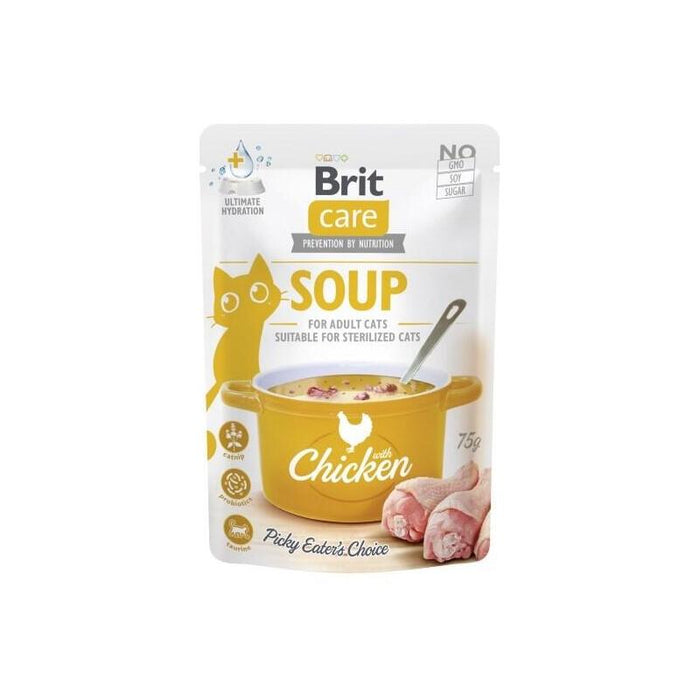 Sopa Para Gato Brit Care Soup Chicken  75g