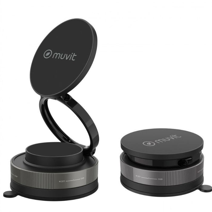 Soporte De Smartphone Para Coche Muvit For Change Mcchl0035 Negro