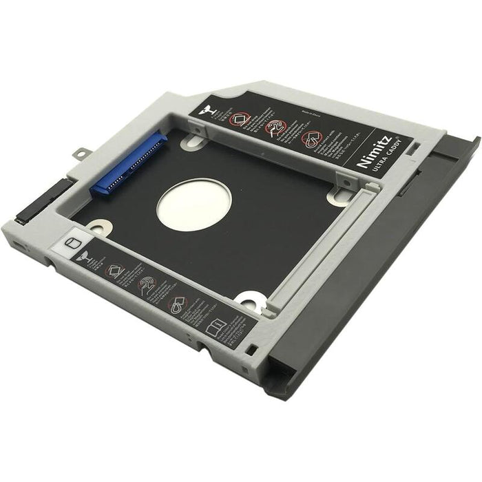Soporte Grabadora Ultracaddy 2º Hdd / Ssd Caddy Para Lenovo Ideapad 320 330 520 Con Placa Frontal Gris