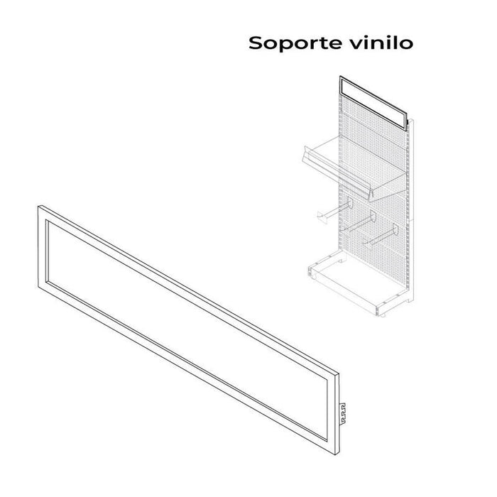 Soporte Para Vinilos Blanco Modelo 00030