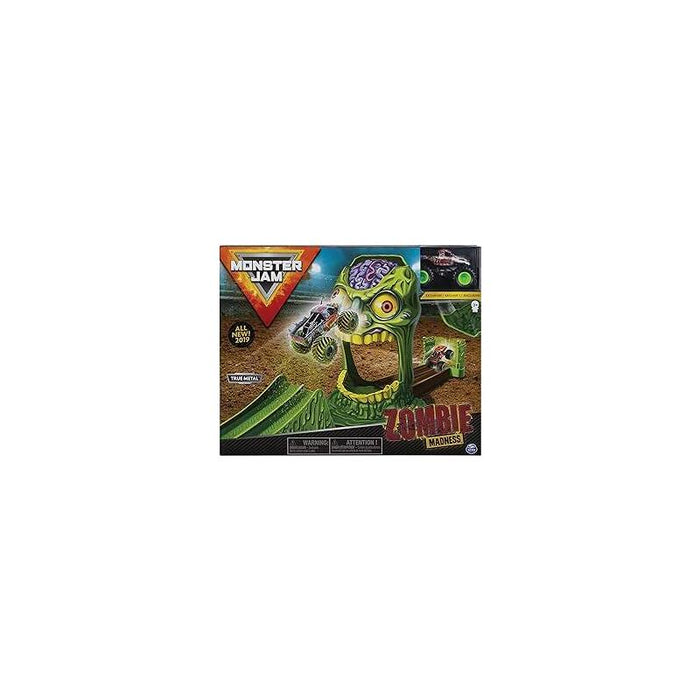 Spin Master Monster Jam, Zombie Madness Escenario Con Camión Monstruo, Escala 1:64
