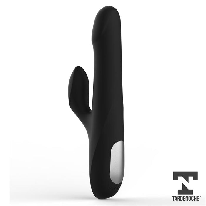Squidy Vibrador Com Función De Movimiento Y Bolas Rotadoras Usb Silicona