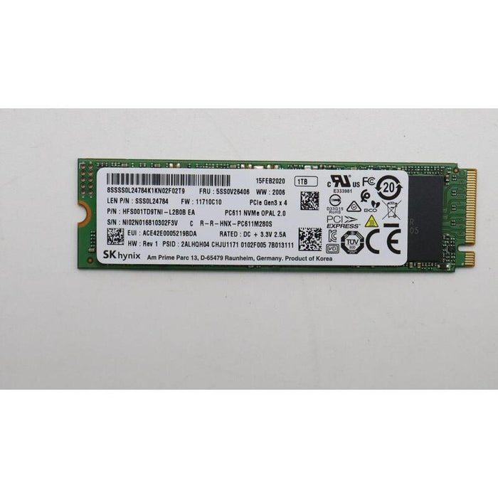 Ssd M.2 Pcie Nvme Fru Ssd 1tb  Rohs Sk Hynix M.2