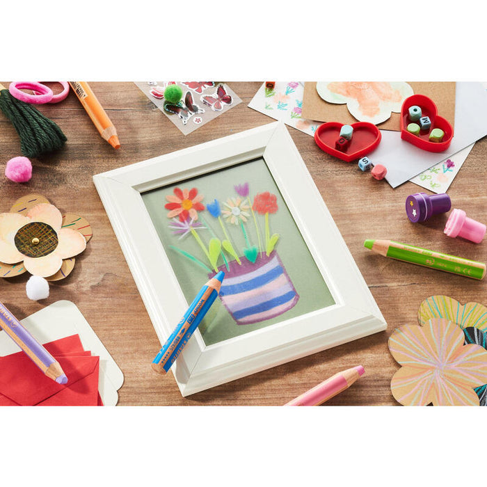 Stabilo Lápices De Colores Woody 3 En 1 Estuche De 5 Marrón