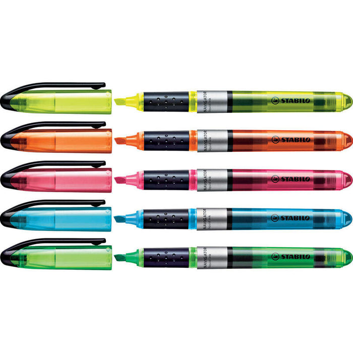 Stabilo Navigator Marcador Fluorescente Rosa -10u-