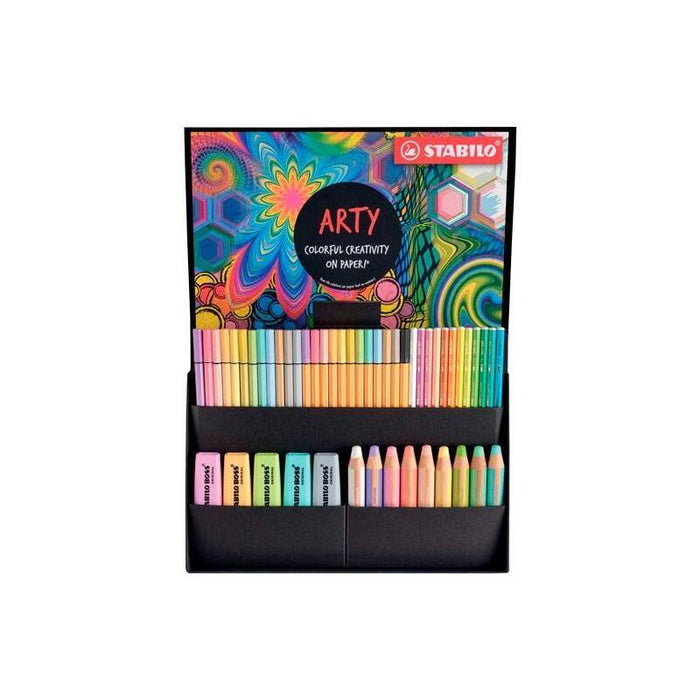 Stabilo Set Creativo Arty Pastel Estuche 50 Ud C/Surtidos