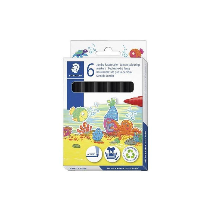 Staedtler Rotulador Noris Club Grueso Negro Estuche 6 Ud