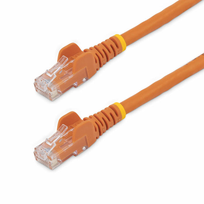 Startech.Com 3m Cat6 Ethernet Cable 10 Gigabit Snagless Rj45 650mhz 100w Poe Patch Cord Cat 6 10gbe Utp Network Cable W/Strain Relief Orange Fluke Tested/Wiring Is Ul Certified/Tia Category 6 24awg (N6patc3mor) Cable De Interconexión Rj-45