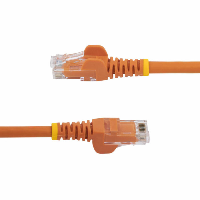 Startech.Com 3m Cat6 Ethernet Cable 10 Gigabit Snagless Rj45 650mhz 100w Poe Patch Cord Cat 6 10gbe Utp Network Cable W/Strain Relief Orange Fluke Tested/Wiring Is Ul Certified/Tia Category 6 24awg (N6patc3mor) Cable De Interconexión Rj-45