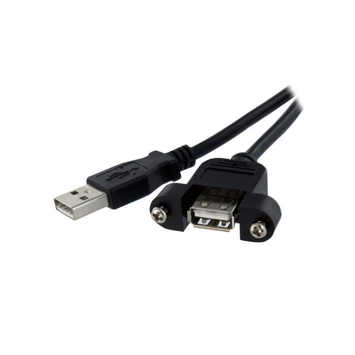 Startech Cable Usb 2.0 M/H (Alargo) 0.91m Para Montar Empotrar En Panel Usbpnlafam3