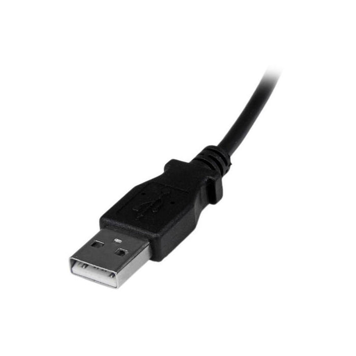 Startech Cable Usb A Micro Usb M/M 2m Acodado Negro Usbaub2md
