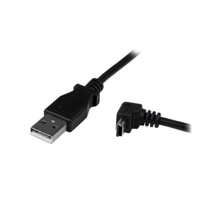 Startech Cable Usb A Mini Usb Acodado En Angulo Hacia Abajo 2m Negroâ Usbamb2md