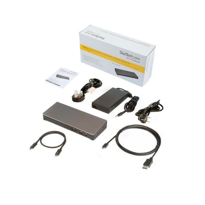 Dock Thunderbolt 3 Para Pantalla Doble 4k 60hz Y 6x Puertos Usb 3.0