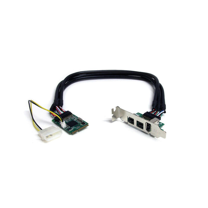 Startech Tarjeta Mini Pci Express Firewire 2 Puertos 1394b Fw800 1 Puerto 1394a Fw400 Mpex1394b3