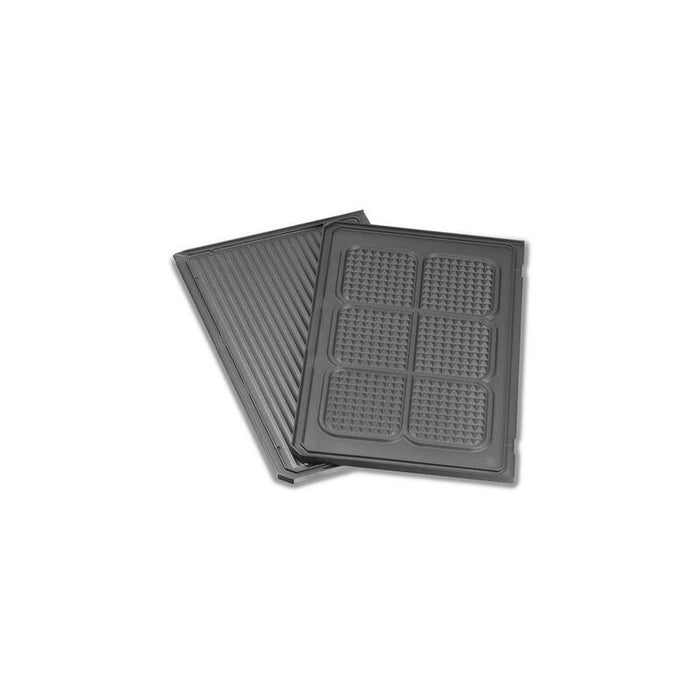 Placa De Grill Steba, Diseño Acanalado/Gofre Antracita, Para Grill De Contacto Pg 4.3, Pg 4.4 60207130