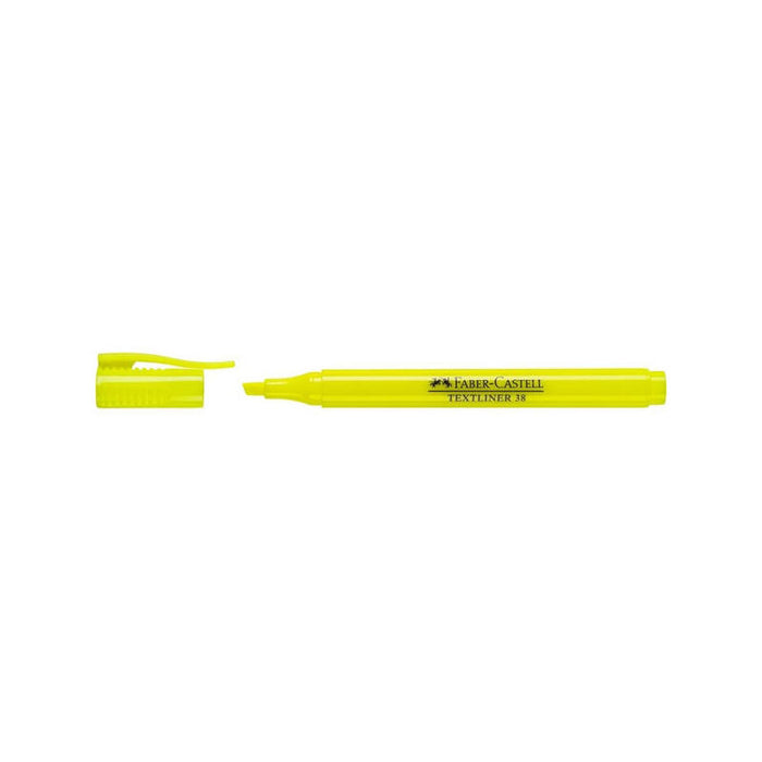 Subrayador Fluorescente Fino Faber Textliner 38 Amarillo