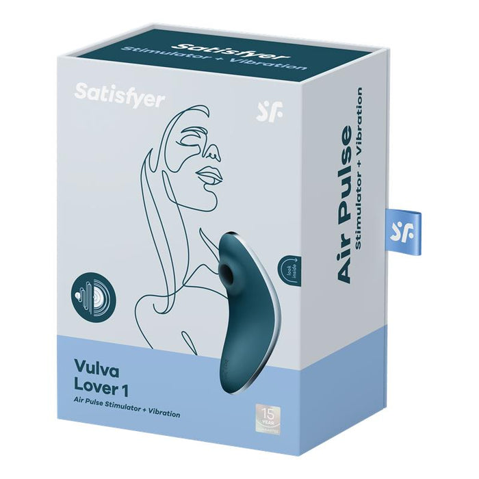 Succionador De Clítoris Y Vibración Vulva Lover 1 Azul