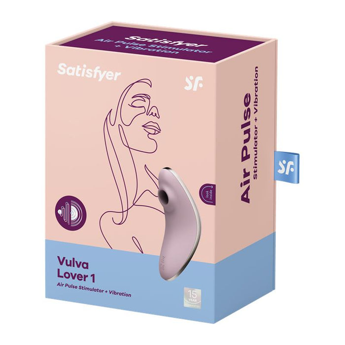 Succionador De Clítoris Y Vibración Vulva Lover 1 Violeta