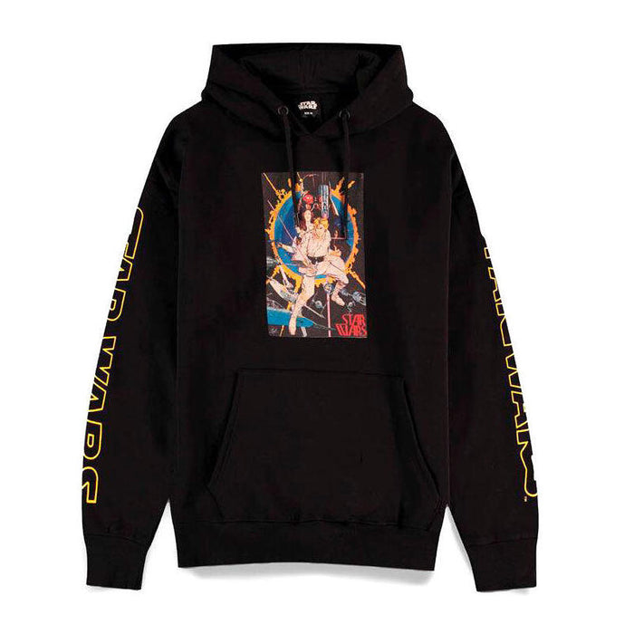 Sudadera Capucha Vintage Poster Star Wars Talla M