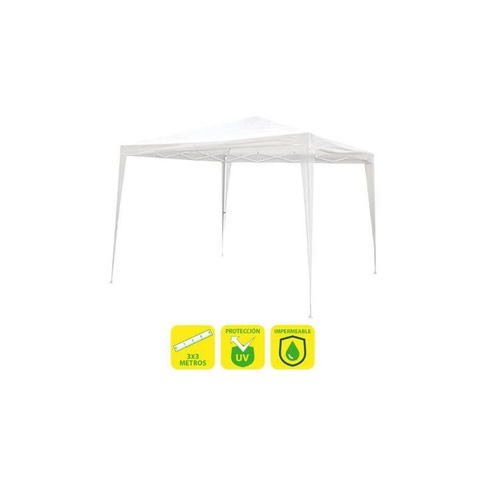 Sungarden Carpa Acero Rafia 3x3m - Blanco