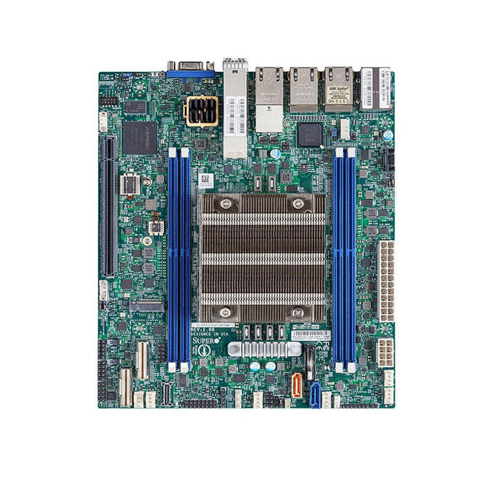 Supermicro Barebone Superserver 1u Intel Xeon D-2733nt (8c/16t) 2,1 Ghz Sys-110d-8c-Fran8tp
