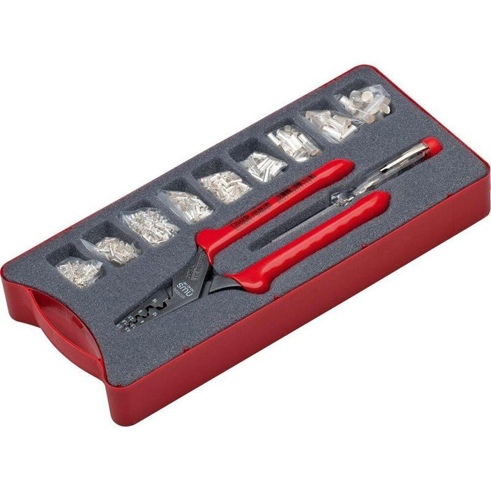 Surtido De Alicates De Prensar Y Manguitos Terminales Nws