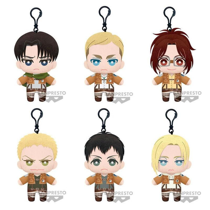 Surtido Figuras Peluches Attack On Titan Tomonui Plush Assort Series 2 (18 Unidades) 15 Cm