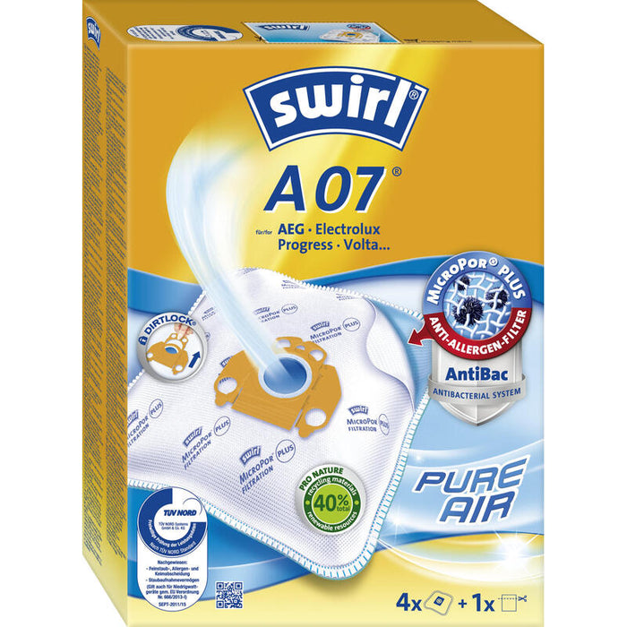 Swirl Bolsa Para Aspiradora A 07 Micropor Plus Green 179336