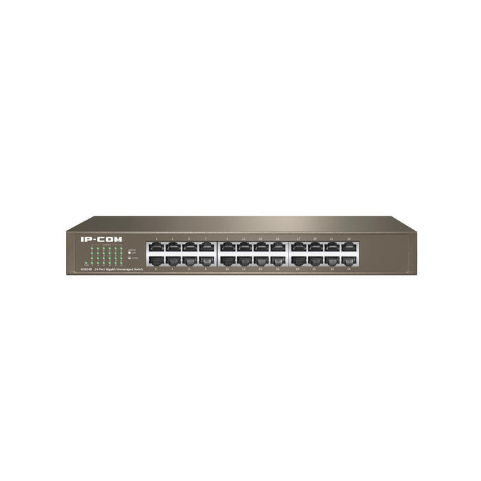 Switch 24 Puertos No Gestionable Gigabit L2 Enracable 13" Ip-Com