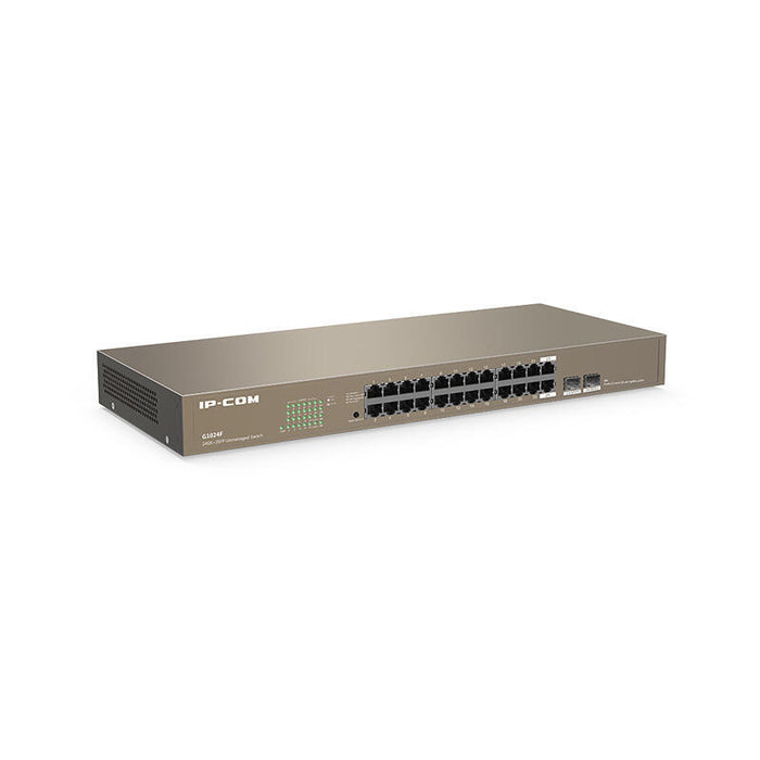 Switch 24p Tenda/Ipcom 1000 G1024f +2p Sfp Rack