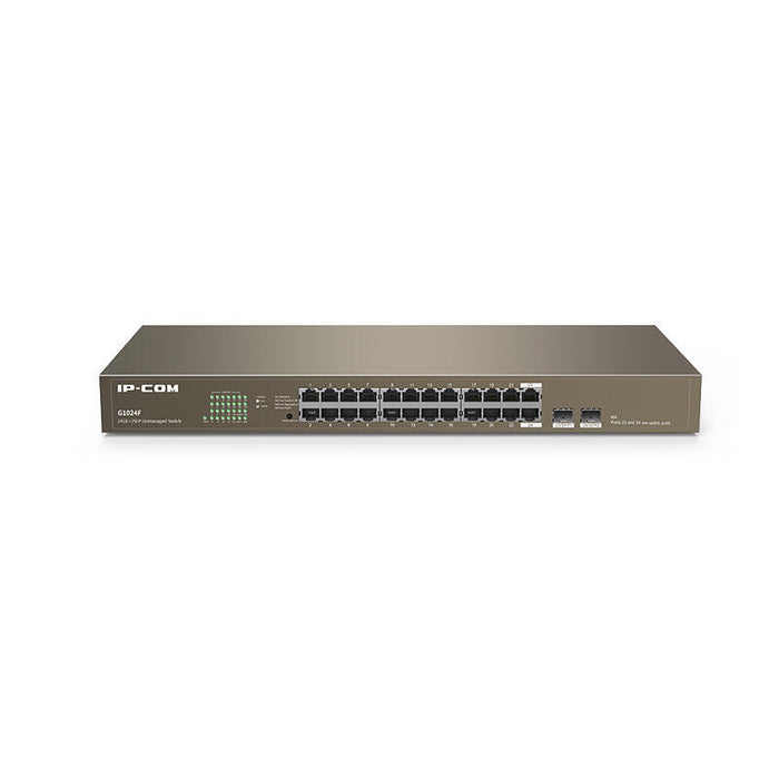 Switch 24p Tenda/Ipcom 1000 G1024f +2p Sfp Rack