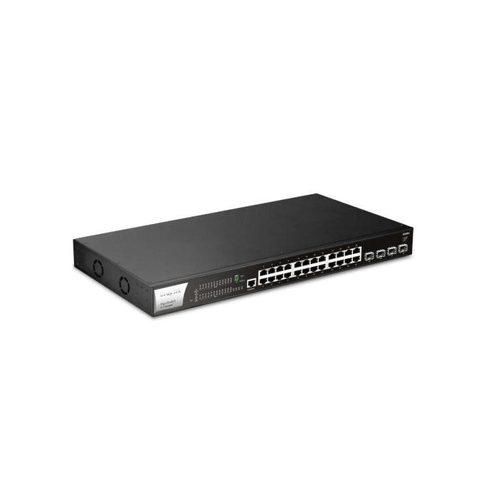 Switch 440mm Draytek Vigorswitch P-2282x 4*Sfp+ 24*Ge Poe+ Retail