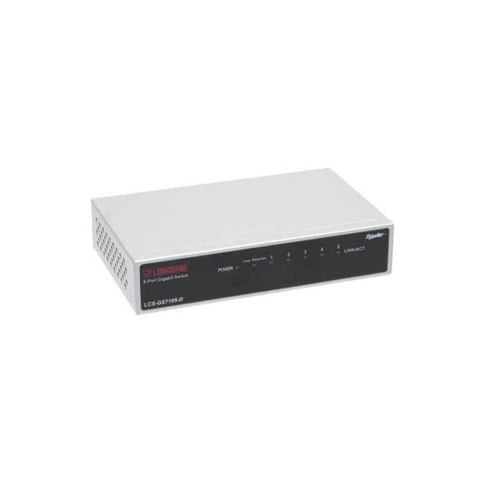 Switch Gigabit Longshine, 5 Puertos, Lcs-Gs7105-E Metal