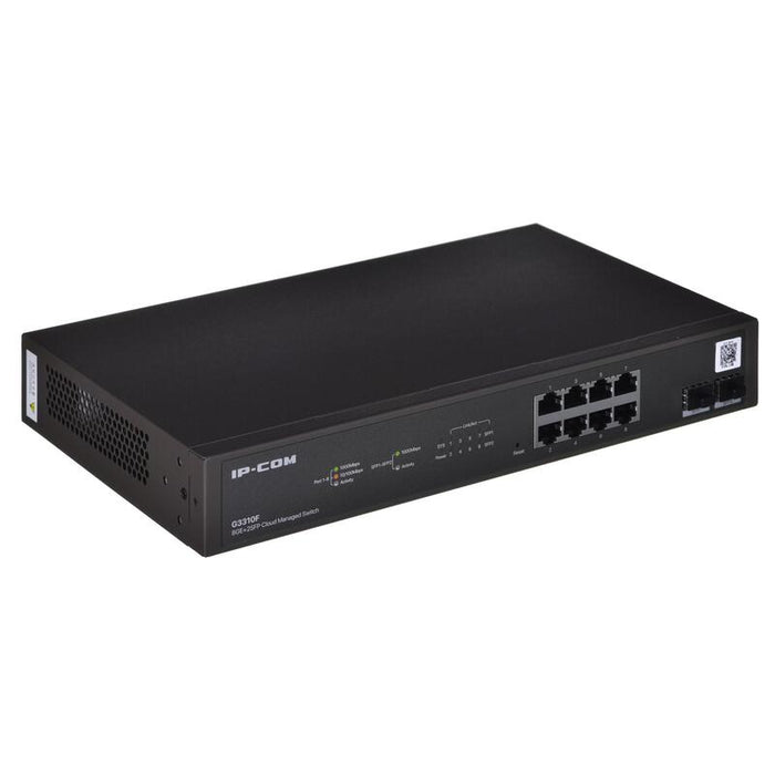 Switch Inteligente 8 Gigabit + 2 Puertos Sfp Gestionable Acceso A Nube L2 Ip-Com
