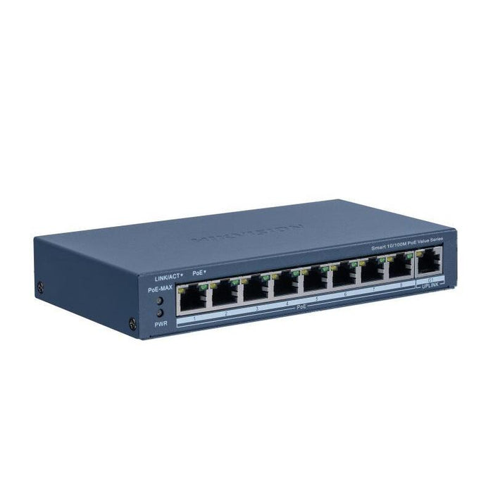 Switch Inteligente Administrado 8 Puertos Poe + 1 X Rj45 Gigabit
