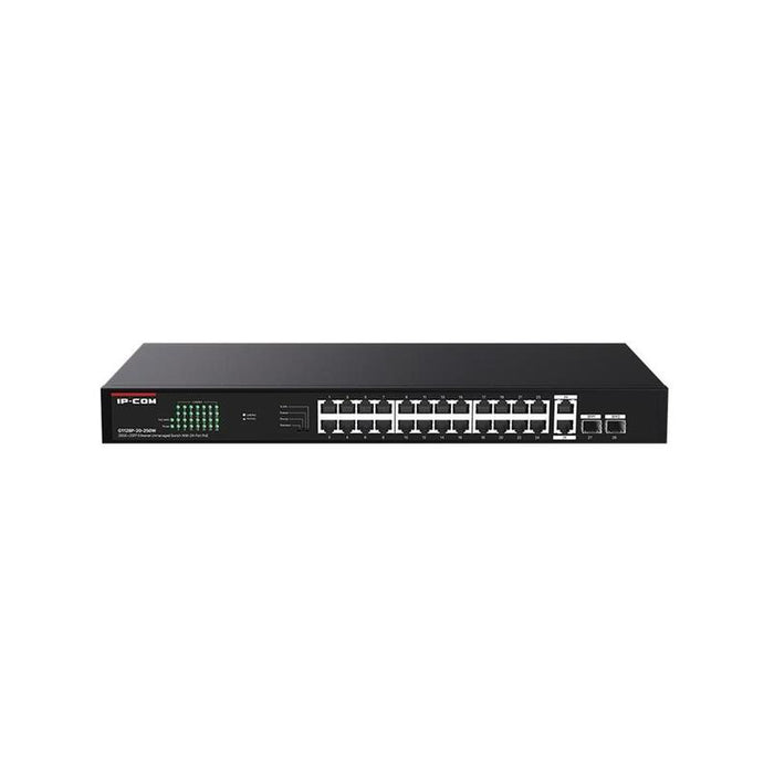 Switch Ip Com G1128p 24 250w 28 Puertos