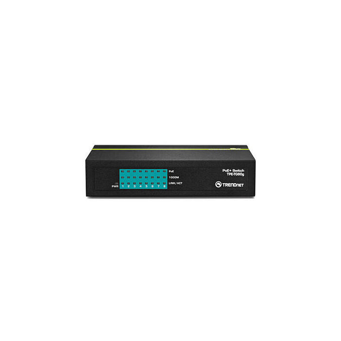Switch Trendnet Tpe-Tg80g 8 Puertos Rj-45 Gigabit 10 100 1000 Poe