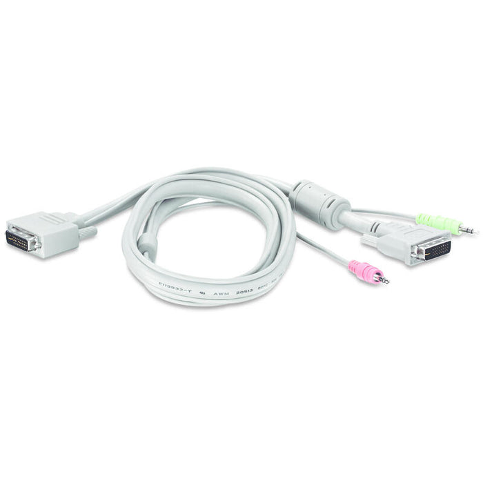 Switch Usb Dvi De 2 Puertos Kvm De Trendnet Con Kit De Audio Tk-204uk