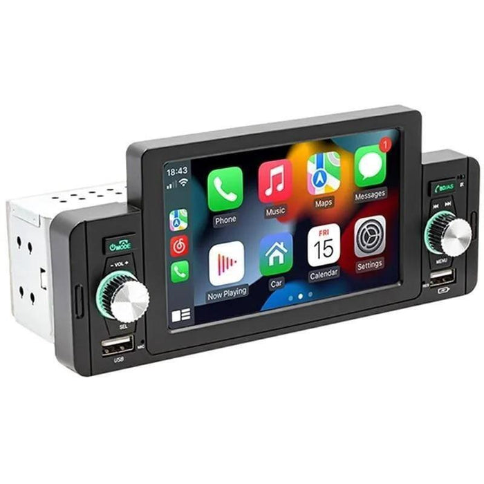Swm 160c 5 Pulgadas Bluetooth/Carplay/Usb Negro 1 Din