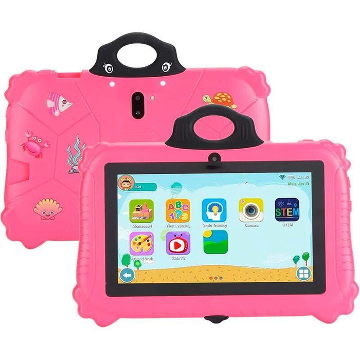 Tablet Powerbasics Mt6735 2gb/16gb Panda Rosa  Para Niños